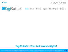Tablet Screenshot of digibubble.co.uk
